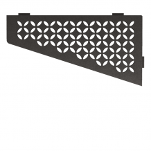 Schluter SHELF-E-S3 Trendline Textured Aluminium Floral Design Tile In Shelf TSDA - Textured Dark Anthracite